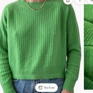 27 Miles Green distressed cashmere Sweater